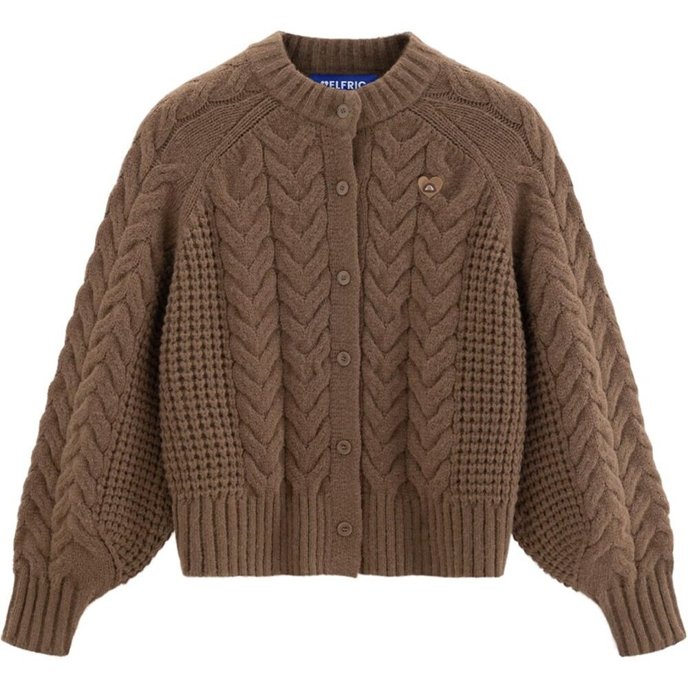 Chunky Knit Cardigan Sweater Women Oversized Long Sleeve Open Front Casual